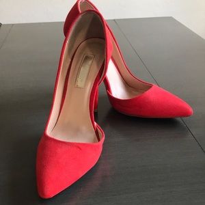 Red Primark heels